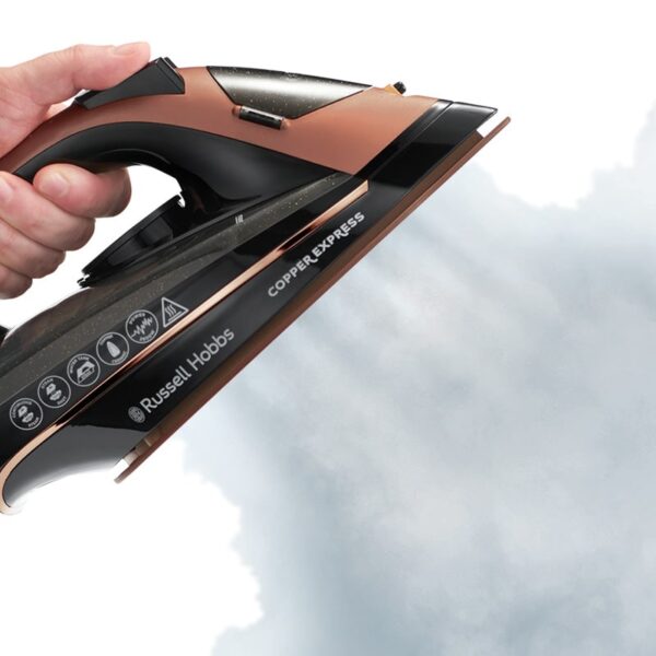 COPPER EXPRESS STEAM SHOT RUSSELL HOBBS 2600W