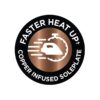 FASTER HEAT UP COPPER INFUSED SOLEPLATE COPPER EXPRESS RUSSELL HOBBS